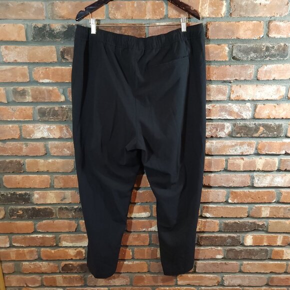 Old Navy Billie High-Waisted Straight Ankle Trouser in Black Career Women's XL - Picture 5 of 7